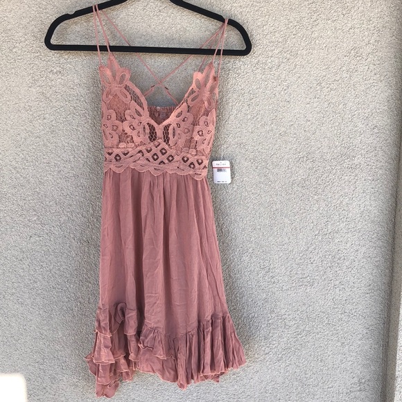 Free People Dresses & Skirts - NWT Free People Adella Slip Dress XS in Rose